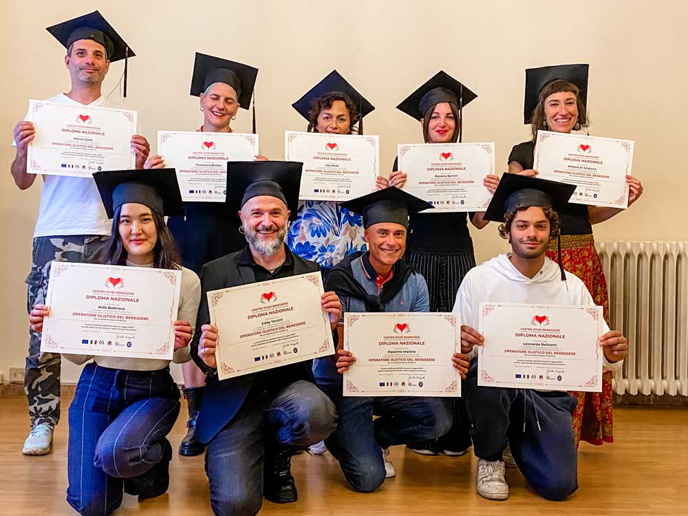 Studenti diplomati Operatore Olistico del Benessere – Scuola Massaggi Online
